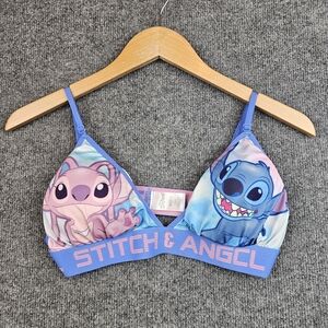 Disney Stitch & Angel Bralette/Sports Bra - Juniors Size L - Gently Worn 🌸